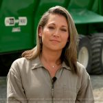 Ginger Zee’s zip front jumpsuit on The View