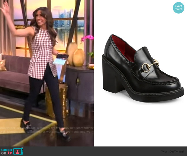 Gucci Mr. Horsebit Pump worn by Alyssa Farah Griffin on The View