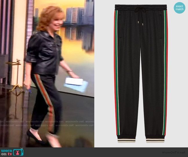 Gucci Technical Jersey Jogging Pant worn by Joy Behar on The View