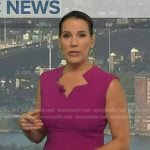 Heather’s pink star neckline dress on Good Morning America