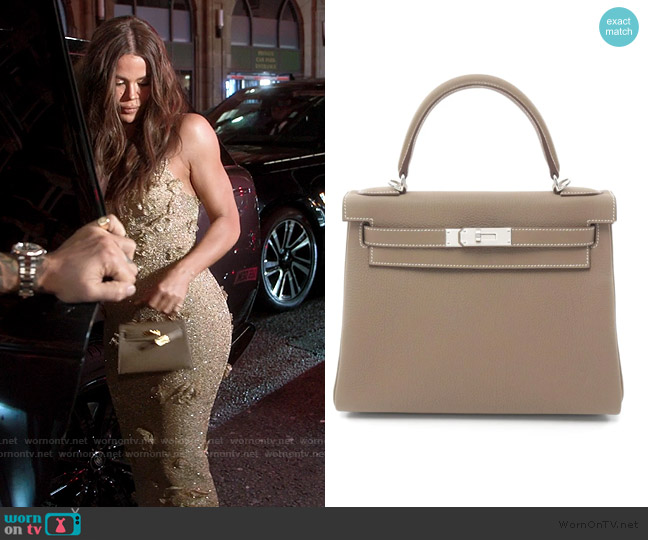 Hermes Kelly 28 Bag worn by Khloe Kardashian (Khloe Kardashian) on The Kardashians