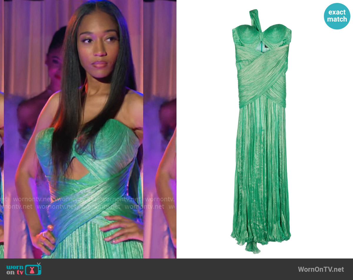 Iris Serban Eva Dress worn by Samantha Richardson (Najah Jackson) on Beyond the Gates