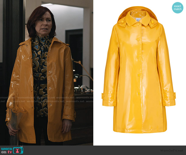 Jane Post Iconic Princess Slicker worn by Elsbeth Tascioni (Carrie Preston) on Elsbeth