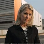 Janis’s striped sweater and black denim jacket on Today