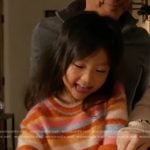 Jee-Yun’s striped sweater on 9-1-1