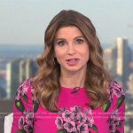 Jen Maxfield’s pink floral dress on Today