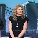 Jenna’s black knit dress on Today