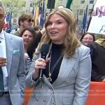 Jenna’s grey double breasted blazer on Today
