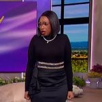 Jennifer’s black ruffle skirt on The Jennifer Hudson Show