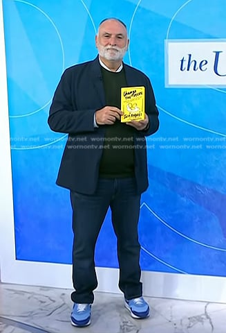 José Andrés’s blue sneakers on Today