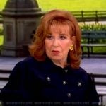 Joy's blue short sleeve jacket on The View