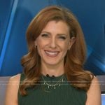Julia’s green ribbed top on NBC News Daily