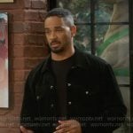 Junior’s black jacket on Poppas House