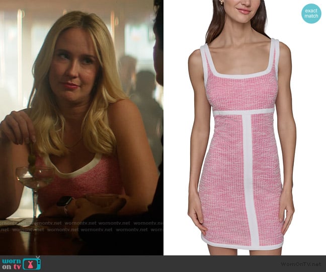 Karl Lagerfeld Paris Square Neck Mini Dress worn by Maddie Lockwood (Anna Camp) on You