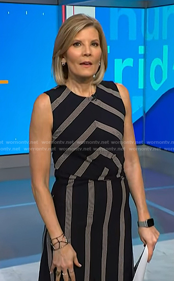 Kate’s striped midi dress on NBC News Daily