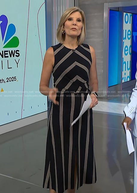 Kate’s striped midi dress on NBC News Daily