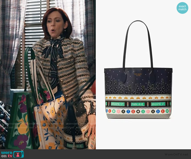 Kate Spade Bleecker Big Apple Large Tote worn by Elsbeth Tascioni (Carrie Preston) on Elsbeth