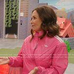 Kayleen Walters’ pink fringed leather jacket on Today