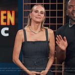 Keltie’s denim belted dress on E! News