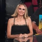 Keltie’s black chain detail dress on E! News