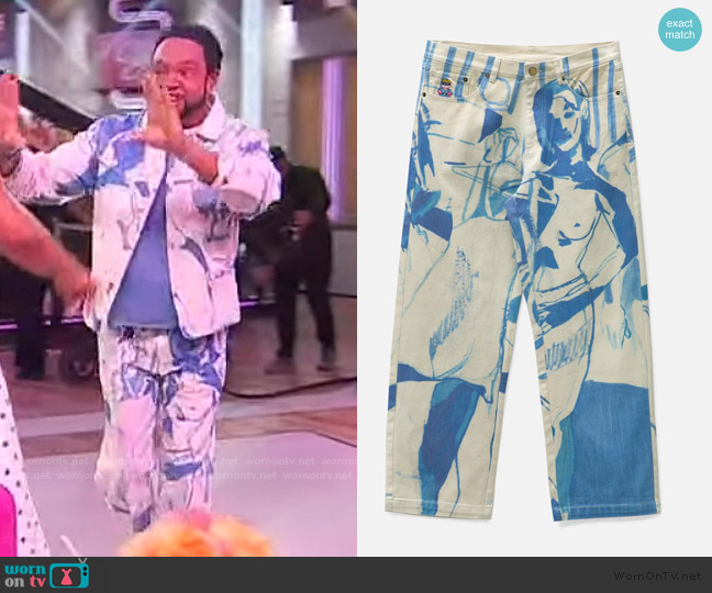 Kidsuper Panting Denim Pants worn by Jawn Murray on Sherri