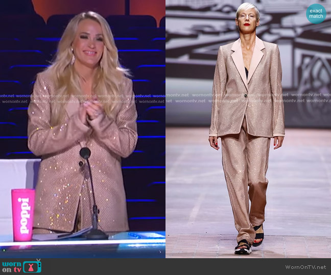 Kilian Kerner Blazer Serena worn by Carrie Underwood on American Idol