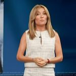 Kit’s tweed vest and mini skirt on Access Hollywood