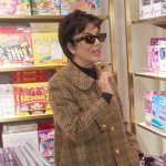 Kris’s plaid coat on The Kardashians