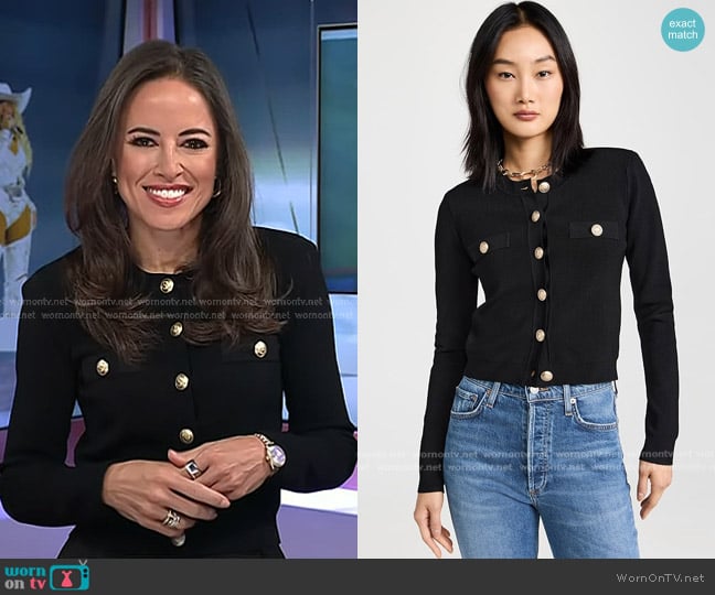 L'Agence Toulouse Cardigan worn by Kaylee Hartung on Today