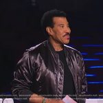 Lionel Richie’s brown bomber jacket on American Idol