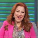 Lisa Ann Walter’s floral print blouse on Access Hollywood