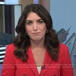 Liz’s red tweed blazer on Today