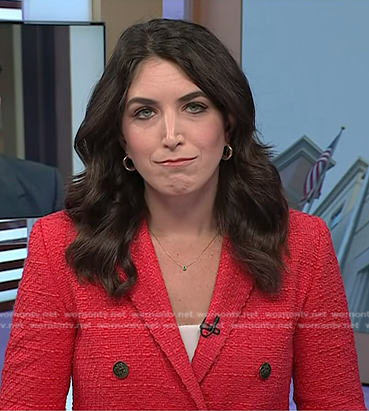 Liz’s red tweed blazer on Today