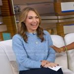Lori’s blue sweater on Good Morning America