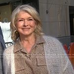 Martha Stewart’s beige lace shirt on Today