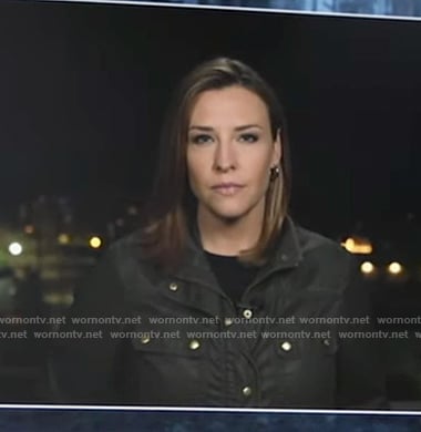 Mary’s brown field jacket on Good Morning America