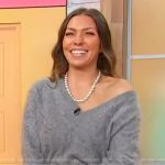 Melissa Garcia’s gray cashmere sweater on Sherri