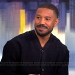 Michael B Jordan’s cardigan on The View