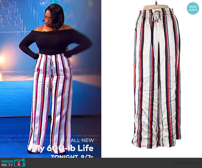 Monse Stripe Pants worn by Jennifer Hudson on The Jennifer Hudson Show