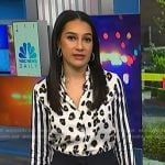 Morgan’s stripe and leopard print shirt on NBC News Daily