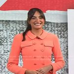 Paige DeSorbo’s coral blazer on Today