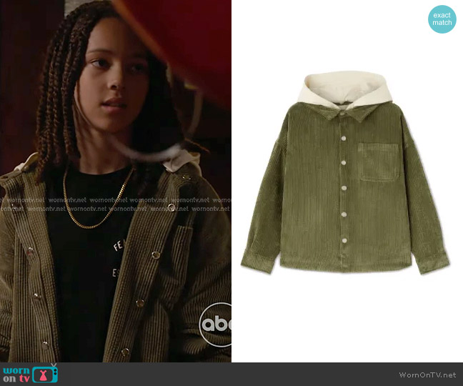 FTC Hooded Corduroy Jacket XL ダークグリーン Morrison Corduroy Jacket | Aritzia US