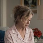 Patty’s pink striped pajamas on Grosse Pointe Garden Society