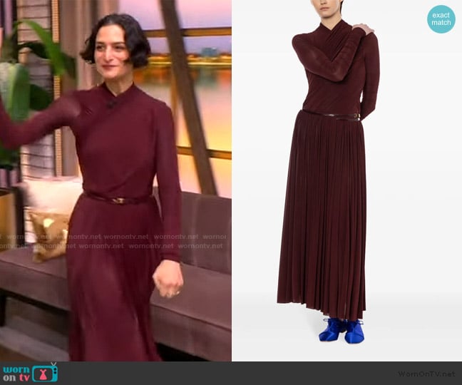 Philosophy Di Lorenzo Serafini Ruched bodysuit worn by Jenny Slate on The View