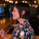 Pilar Valdes’ black printed shirt on The Drew Barrymore Show