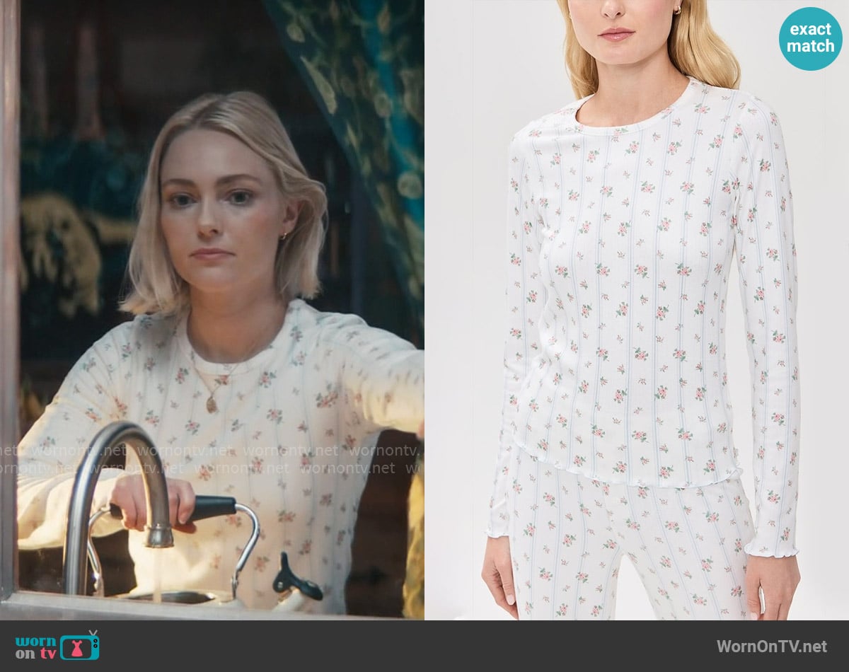 PJ Salvage Crazy In Love Top worn by Alice (AnnaSophia Robb) on Grosse Pointe Garden Society