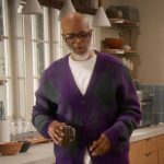 Poppa’s purple argyle cardigan and plaid pants on Poppas House