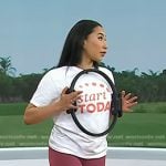 Raven Ross’s white sneakers on Today