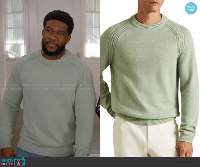 Reiss Cloud Wool Blend Sweater worn by (Osy Ikhile) on All American