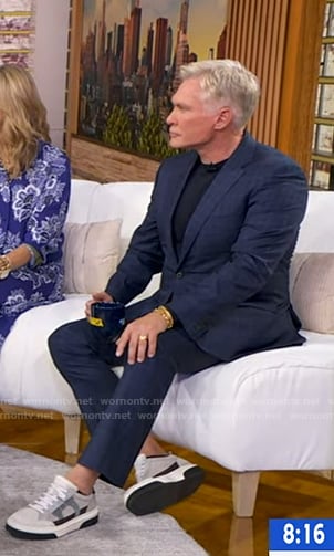 Sam Champion’s sneakers on Good Morning America